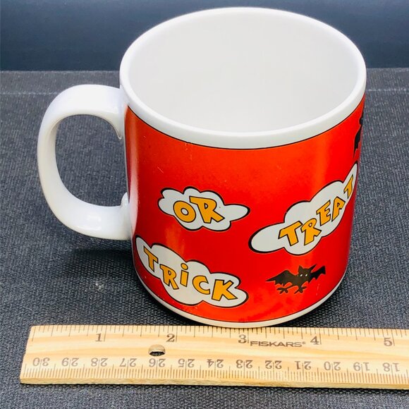 1987 Geo Z LEFTON Trick or Treat Anthropomorphic Black Kitty Cat Witch RARE - Picture 9 of 11